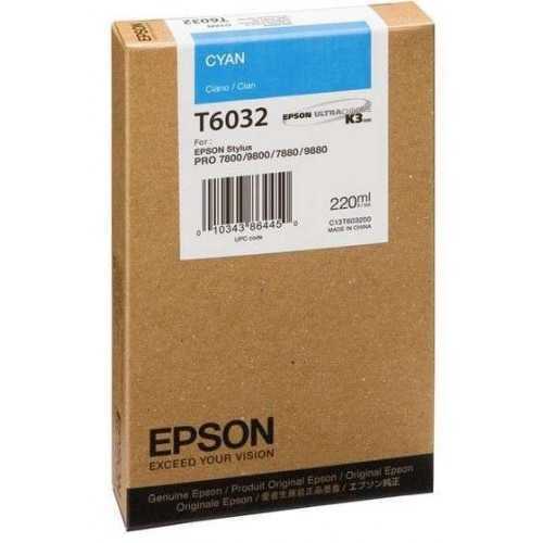 Epson T6032 cyan Cartouche d'encre d'origine