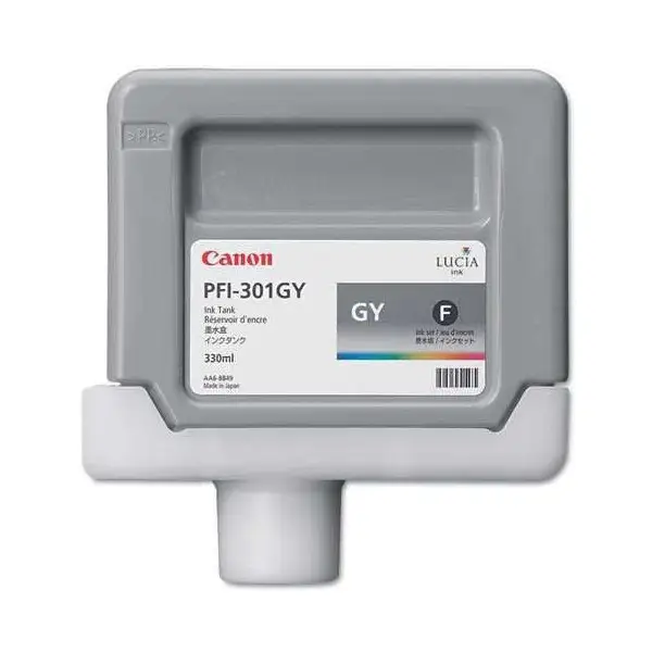 Canon PFI-301GY gris Cartouche d'encre d'origine