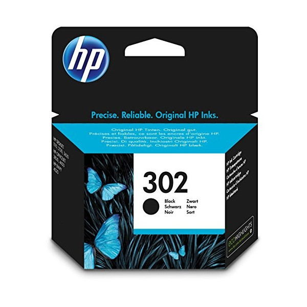 HP 302 Cartouche d'Encre Noir Authentique (F6U66AE) HP 302 Cartouche d'Encre Noir Authentique (F6U66AE)