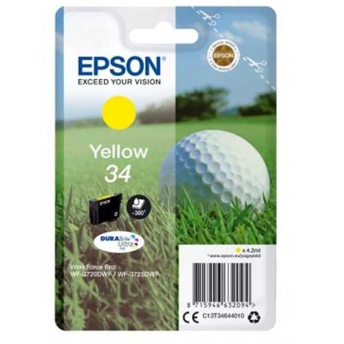 Epson 34 Jaune Balle de golf Cartouche d'encre d'origine