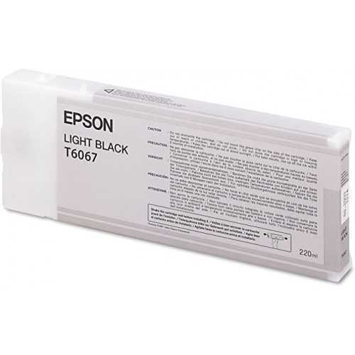 Epson T6067 Cartouche d'encre d'origine noir clair au meilleur au prix sur promos-cartouches.com