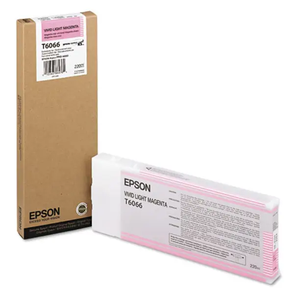 Epson T6066 Vivid Magenta Clair Cartouche d'encre d'origine