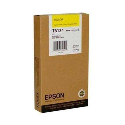 Epson T6124 jaune Cartouche d'encre d'origine