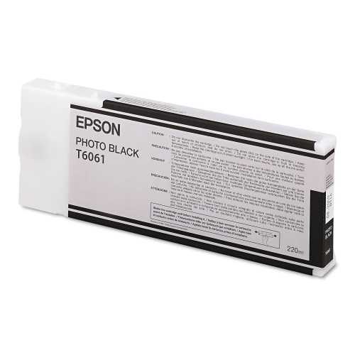 Epson T6061 Cartouche d'encre d'origine photo noire au prix le plus bas sur promos-cartouches.com