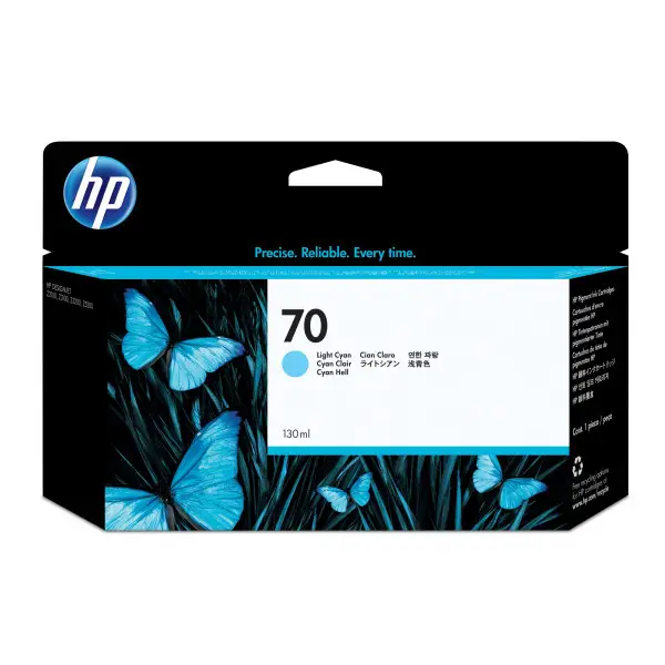 HP 70 Cyan clair Cartouche d'encre d'origine