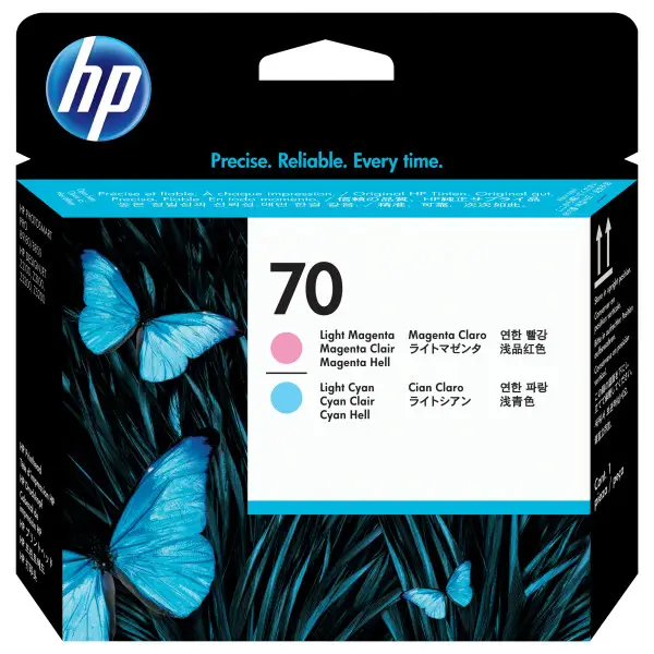 HP 70 Magenta clair cyan clair Tête d'impression d'origine