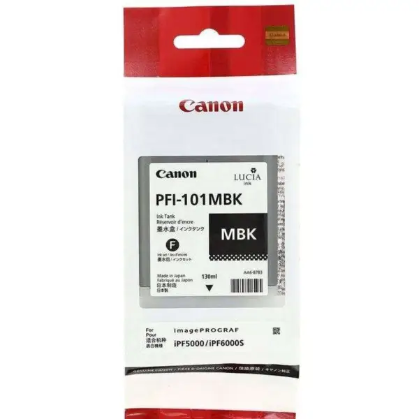 Canon LUCIA PFI-101MBK Noir mat Cartouche d'encre d'origine