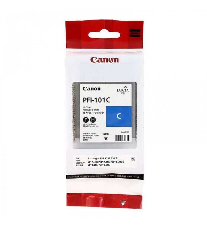 Canon LUCIA PFI-101C Cyan Cartouche d'encre d'origine
