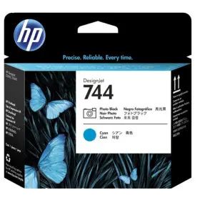 HP 744 Photo noir Cyan Tête d'impression d'origine
