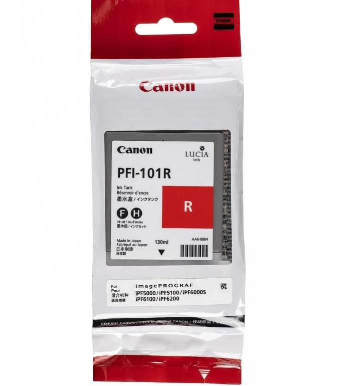 Canon LUCIA PFI-101R Rouge Cartouche d'encre d'origine