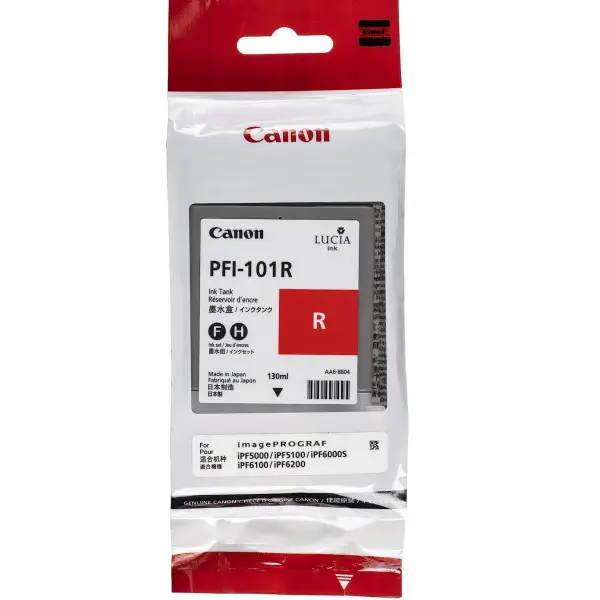 Canon LUCIA PFI-101R Rouge Cartouche d'encre d'origine