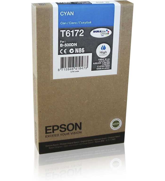 Epson T6172 Cyan Cartouche d'encre d'origine