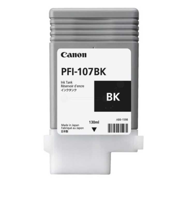 Canon LUCIA PFI-107BK Noir Cartouche d'encre d'origine