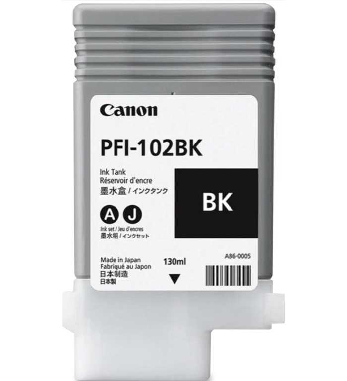 Canon LUCIA PFI-102BK Noir Cartouche d'encre d'origine