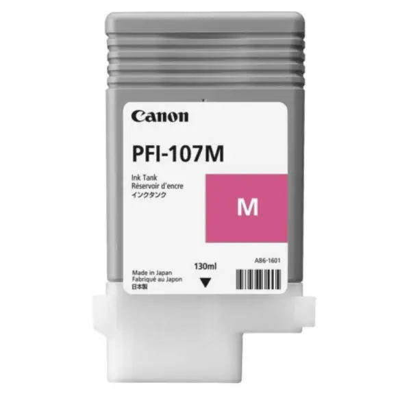 Canon LUCIA PFI-107M Magenta Cartouche d'encre d'origine