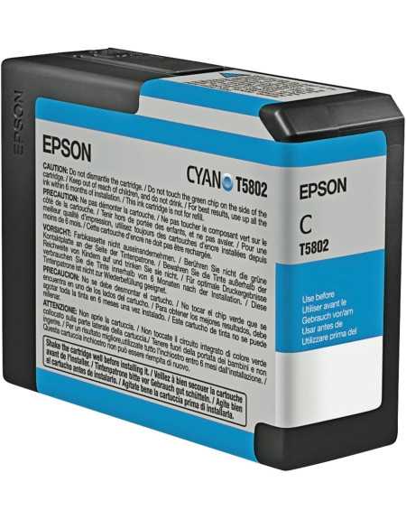 EPSON T5802 Cyan Cartouche d'encre d'origine