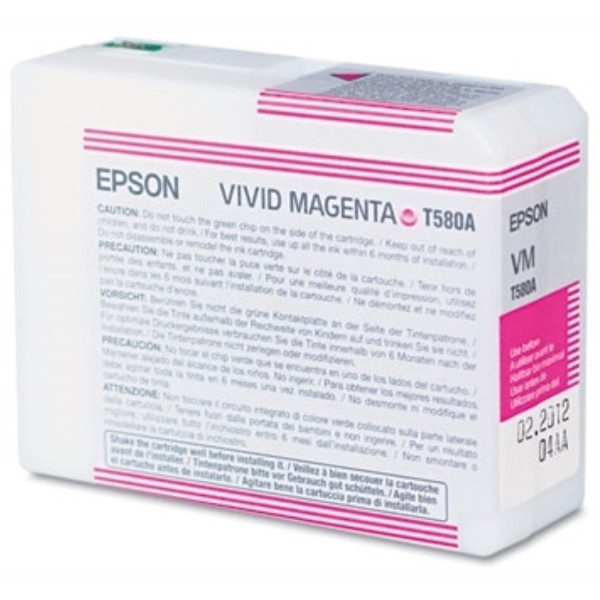 EPSON T580A Vivid Magenta Cartouche d'encre d'origine