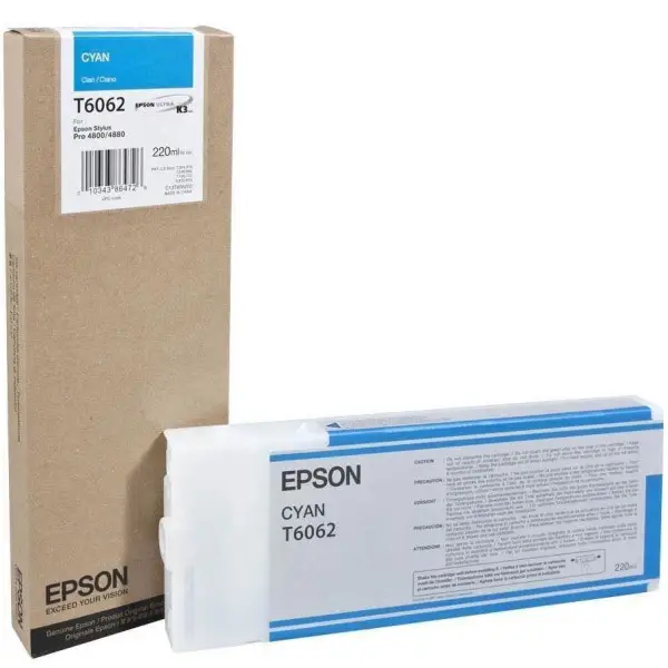 Epson T6062 Cyan Cartouche d'encre d'origine