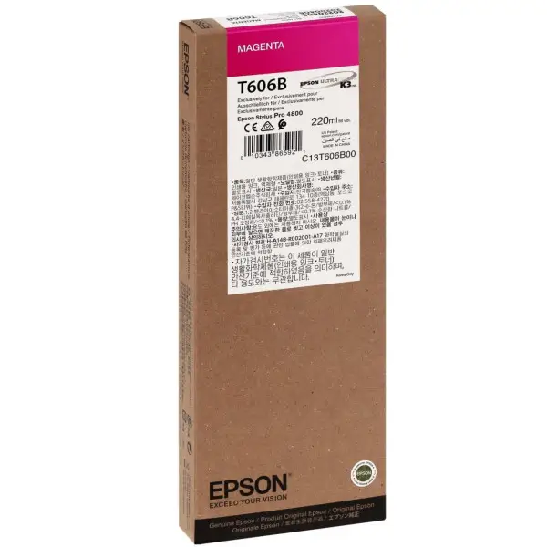 Epson T606B Magenta Cartouche d'encre d'origine