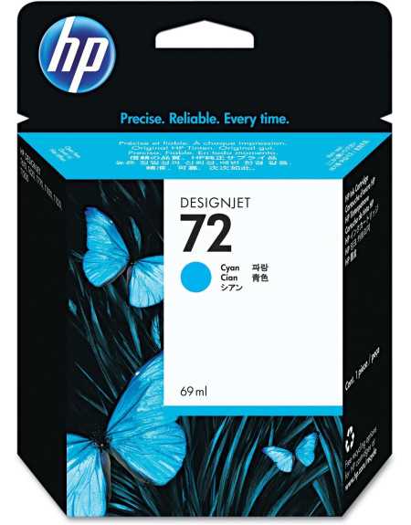 HP 72 Cyan Cartouche d'encre d'origine - C9398A