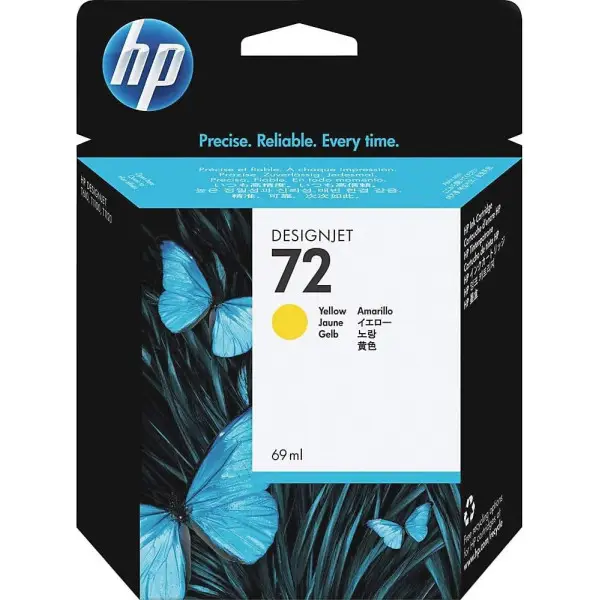 HP 72 Jaune Cartouche d'encre d'origine - C9400A