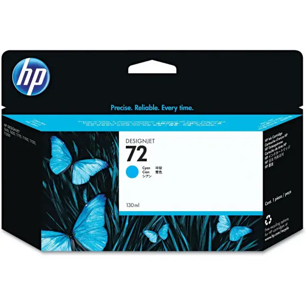 HP 72 Cyan Cartouche d'encre d'origine - C9371A