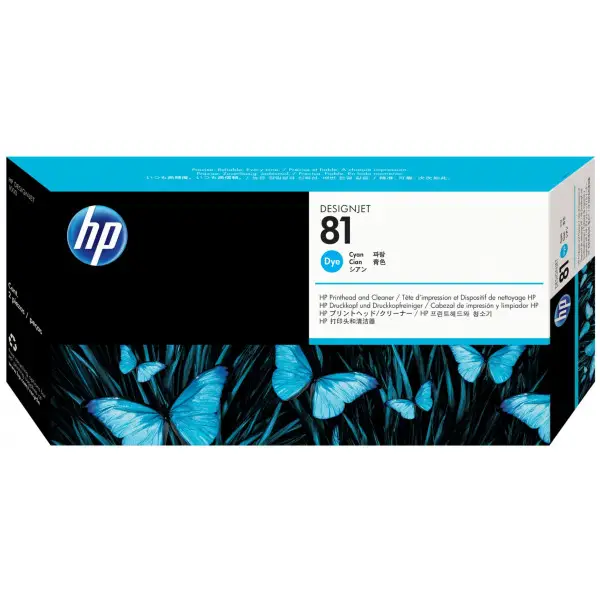 HP 81 Cyan Tête d'impression d'origine - C4951A