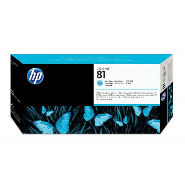 HP 81 Light Cyan Tête d'impression d'origine - C4954A