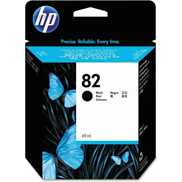 HP 82 Noir Cartouche d'encre d'origine - CH565A