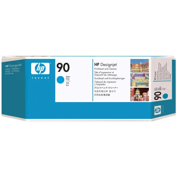 HP 90 Cyan Tête d'impression d'origine - C5055A