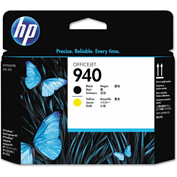 HP 940 Noir jaune Tête d'impression d'origine - C4900A