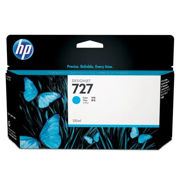 HP 727 Cyan Cartouche d'origine - B3P19A