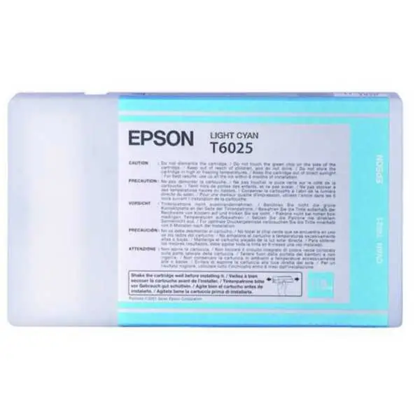 Epson T6025 Cyan clair Cartouche d'encre d'origine