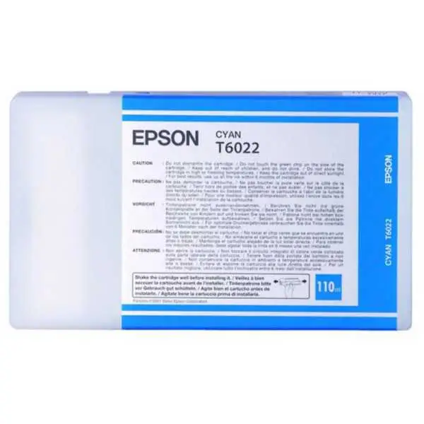 Epson T6022 Cyan Cartouche d'encre d'origine