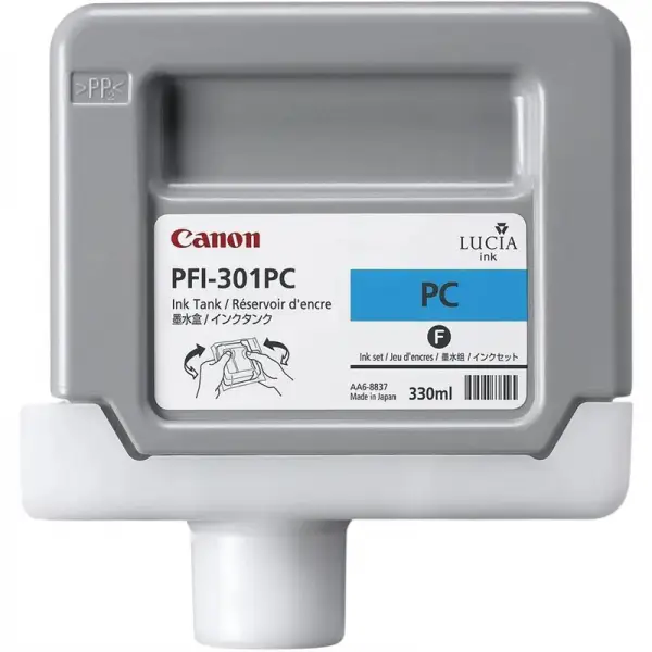 Canon PFI-301PC Photo cyan Cartouche d'encre d'origine