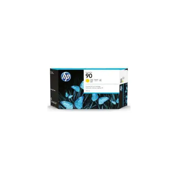 HP 90 Jaune Cartouche d'encre d'origine - C5065A
