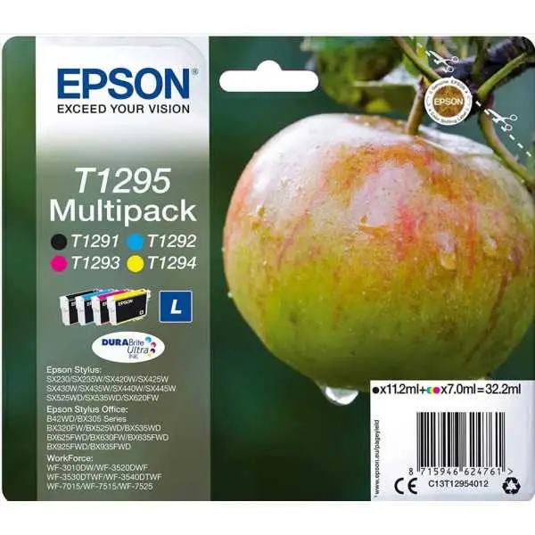 Epson T1295 Noir couleur Pomme Pack au meilleur prix