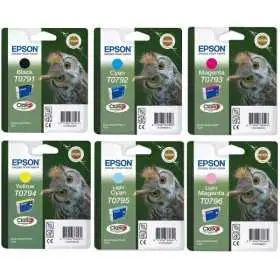 Epson T0797 Noir couleur Chouette Pack de cartouches authentiques au meilleur prix