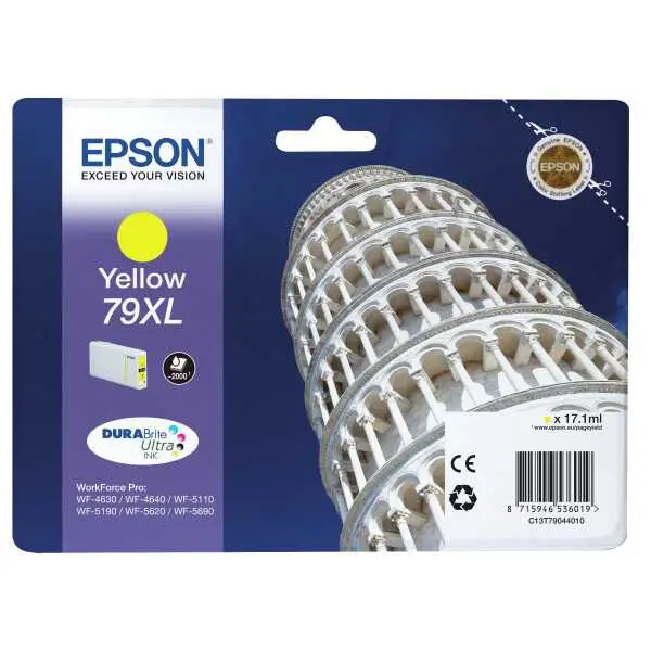 Epson 79XL Jaune Tour de Pise Cartouche pas chère