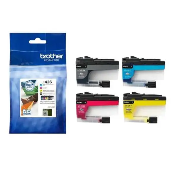 Brother LC426 Noir couleur Pack de 4 Cartouches d'encre d'origine