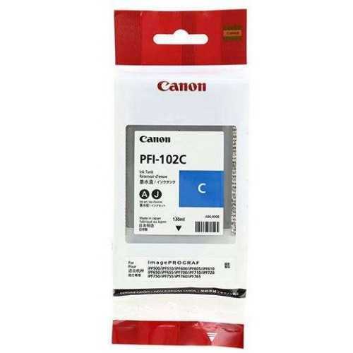 Canon LUCIA PFI-102C Cyan Cartouche d'encre d'origine